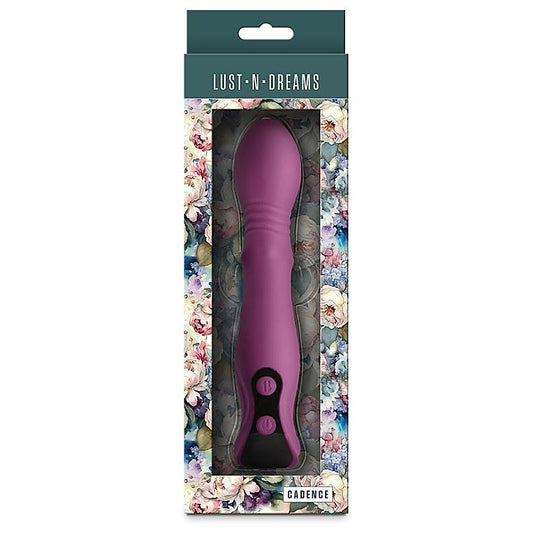 NS Novelties Lust-n-Dreams Cadence Thrusting Vibrator Blush - G-Spot Vibrators