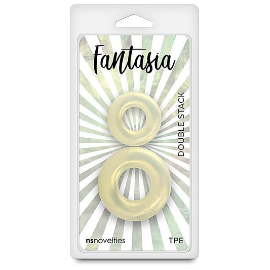Fantasia Double Stack Cock Rings Set by NS Novelties - Cock Ring Sets