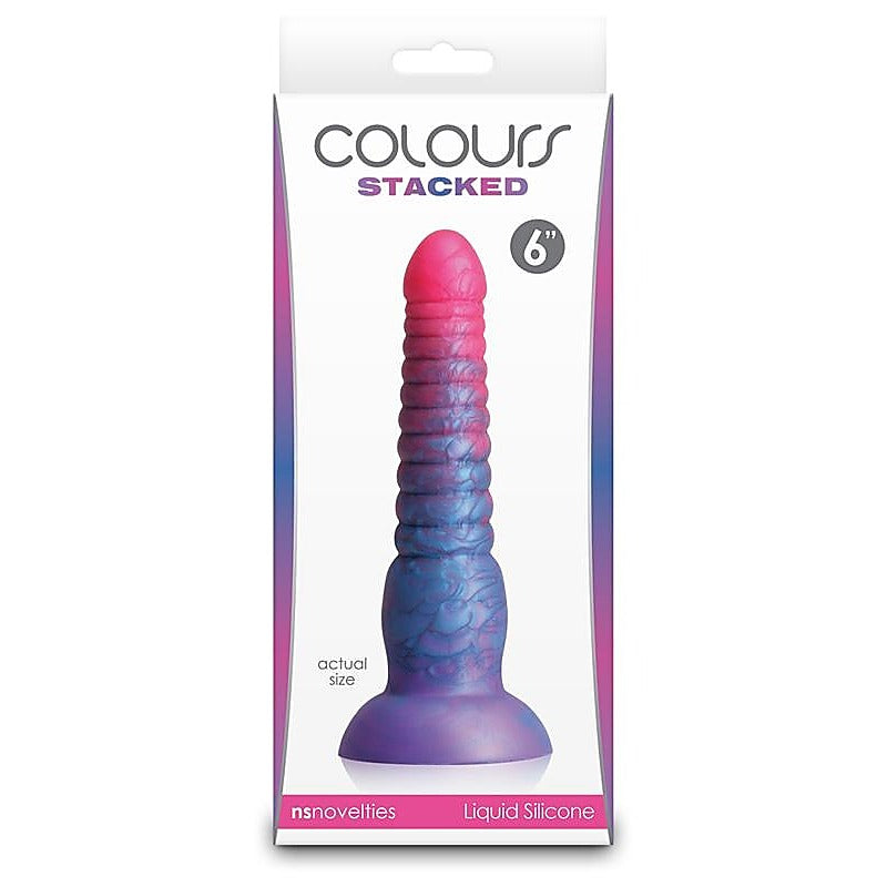 Colours Stacked 6 Inch Realistic Dildo by NS Novelties - Realistic Dildos