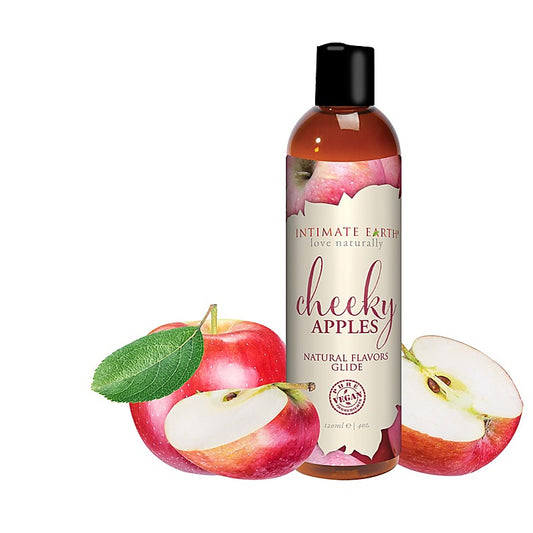 Intimate Earth Cheeky Apples Natural Flavors Glide 120ml - Water Based Lubes