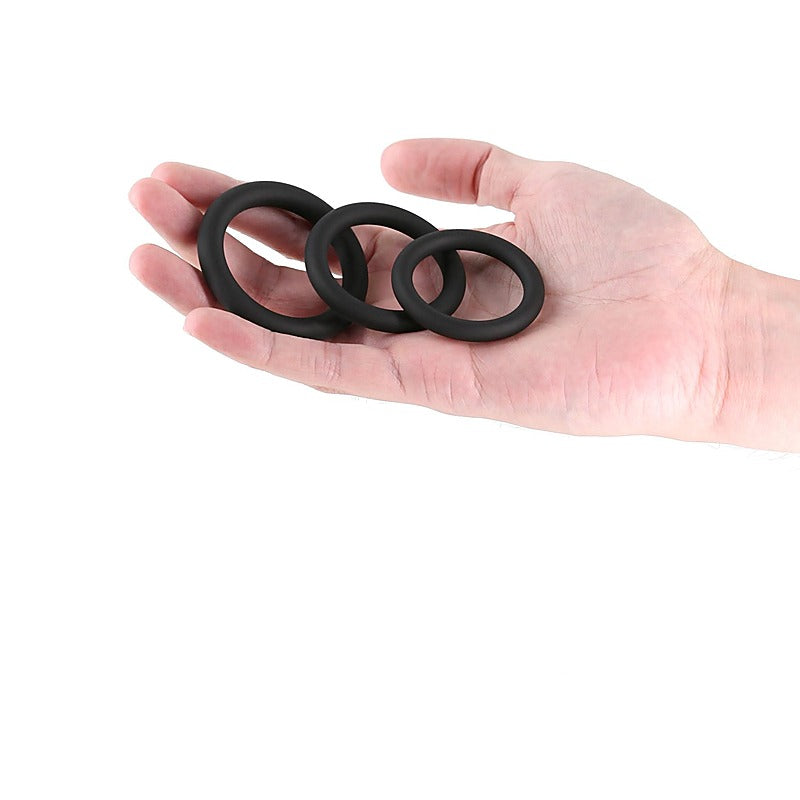 Renegade 3 Piece Slim Stretchy Cock Rings by NS Novelties - Cock Ring Sets