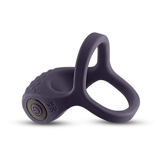 Renegade Valiant Rechargeable Mens Cock Ring Gray - Vibrating Cock Rings
