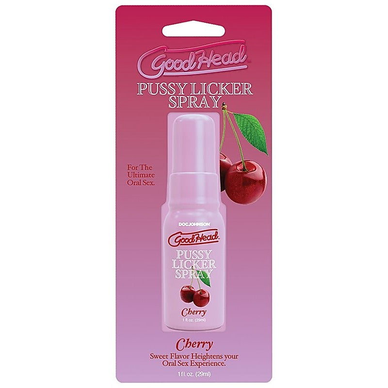 GoodHead Pussy Licker Sex Delay Spray by Doc Johnson - Delay and Excite Sprays