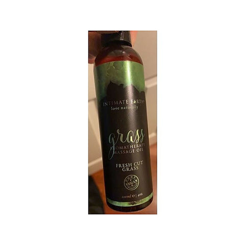Grass Massage Oil 120ml by Intimate Earth - Massage Oils and Lubricants