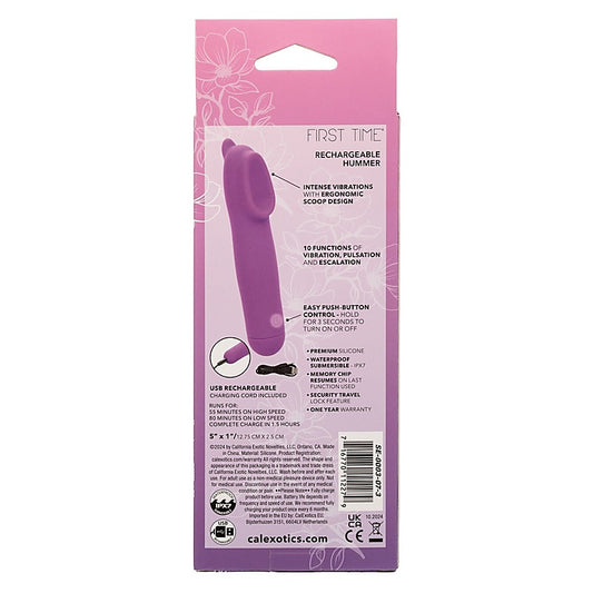California Exotics First Time Rechargeable Hummer Massager - Personal Massagers