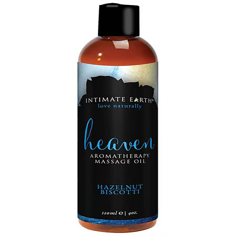 Heaven Hazelnut Biscotti Massage Oil by Intimate Earth - Massage Oils and Lubricants