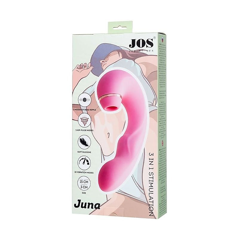 JOS Juna Air Pulse Dual Clitoral Stimulator by ToyFa - Clit Ticklers and Pulsators