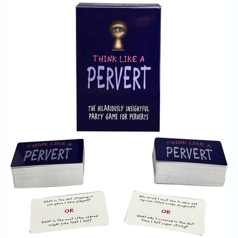 Think Like a Pervert Game by Kheper Games - Sex Games, Coupons and Tricks