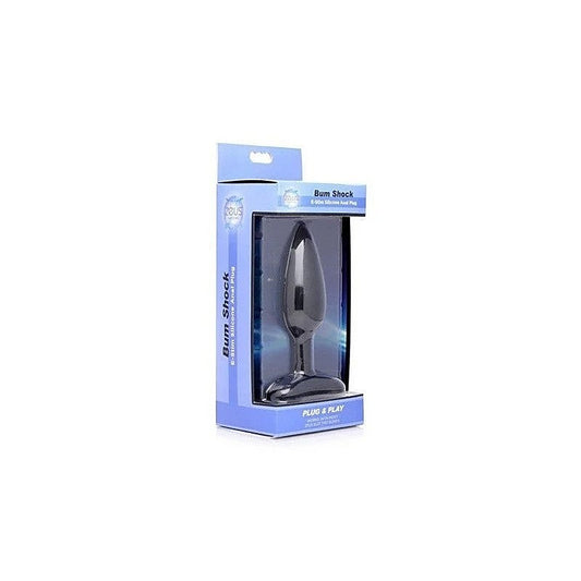 Zeus Bum Shock Electro Stimulation Silicone Anal Plug - Butt Plugs