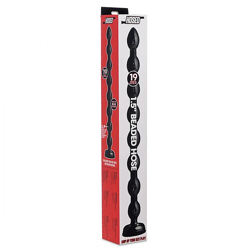 Hosed 19 Inches Beaded Textured Anal Snake Beads - Anal Beads and Balls