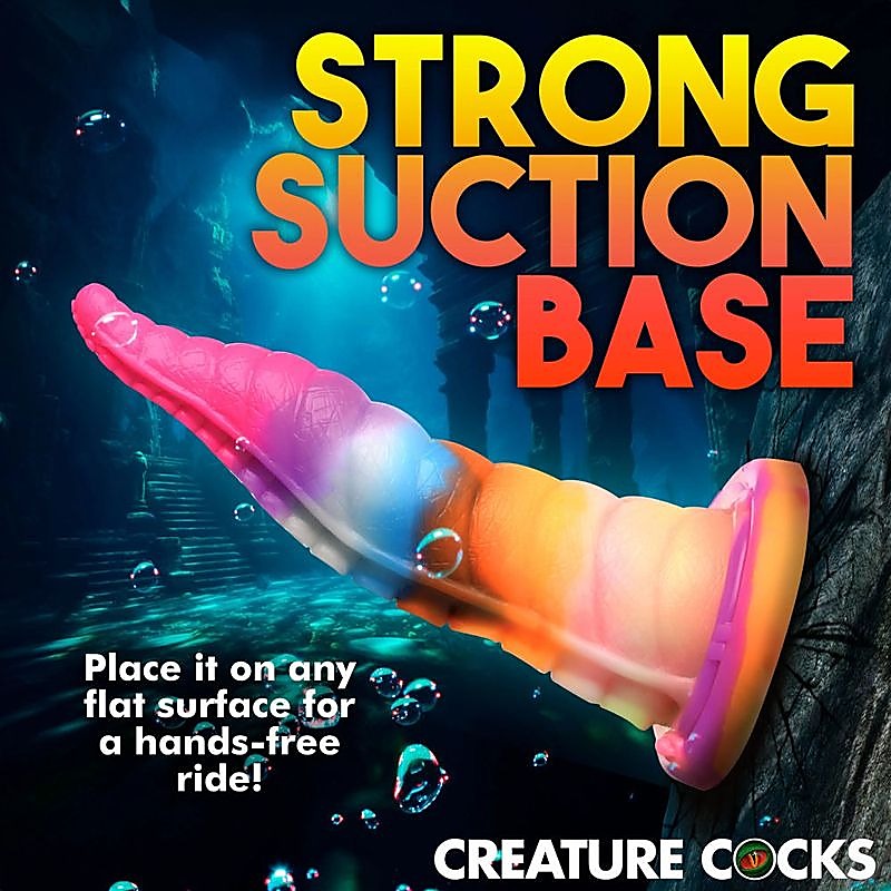 Luminoctopus GITD Tentacle Fantasy Dildo by XR Brands - Realistic Dildos