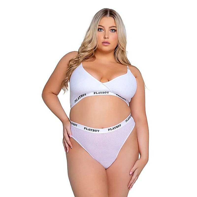 Playboy Lifestyle Bunny 2 Piece Bra and Panty Set - Bras and Bra Sets