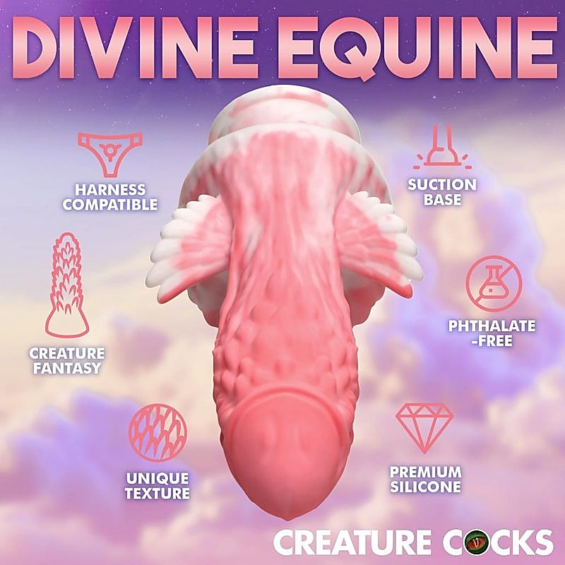 Pegasus Pecker Winged Fantasy Silicone Dildo by XR Brands - Realistic Dildos