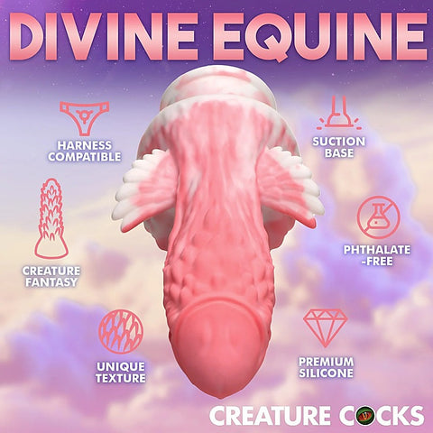 Pegasus Pecker Winged Silicone Dildo by XR Brands - Realistic Dildos