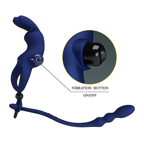 Ayad Powerful Cock Ring Plug by Baile - Vibrating Cock Rings