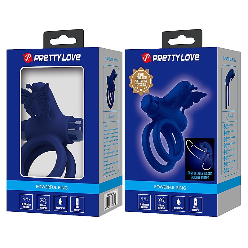Premium Jamele 10 Functions Cock Ring by Baile - Vibrating Cock Rings