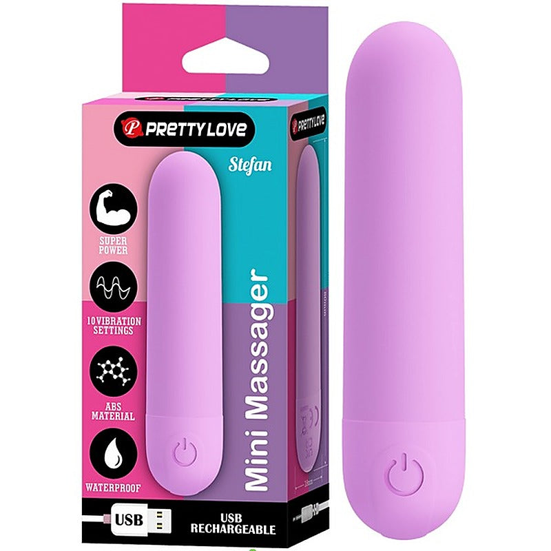 Pretty Love Stefan Rechargeable Mini Bullet by Baile - Bullet Vibrators