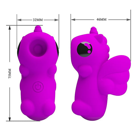 Pretty Love Magic Unicorn Vibrating Finger Massager by Baile - Finger and Tongue Vibrators