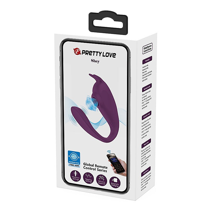 Pretty Love Shey App Control Clitoral Stimulator by Baile - Clit Ticklers and Pulsators