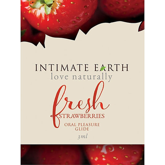 Intimate Earth Fresh Strawberry 3ml Foil - Massage Oils and Lubricants