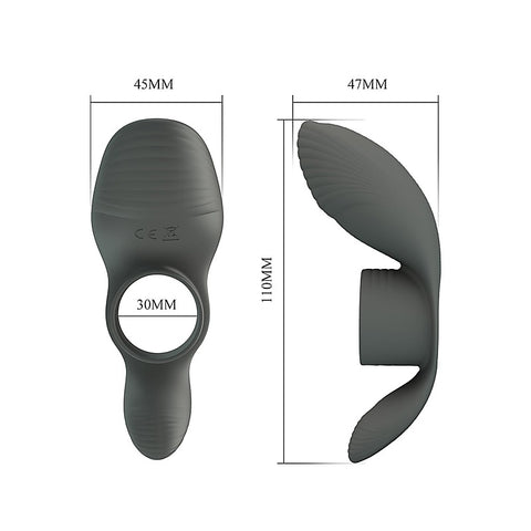 Cumulus Master Cock Ring Erection Enhancer by Baile - Vibrating Cock Rings