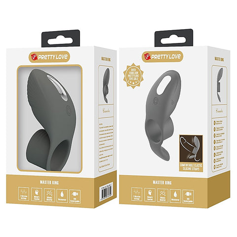 Cumulus Master Cock Ring Erection Enhancer by Baile - Vibrating Cock Rings