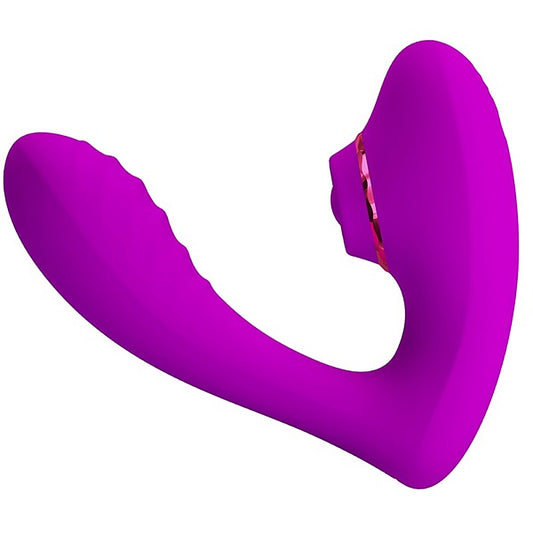 Pretty Love Nauty Rechargeable Clitoral Stimulator Purple - Clit Ticklers and Pulsators