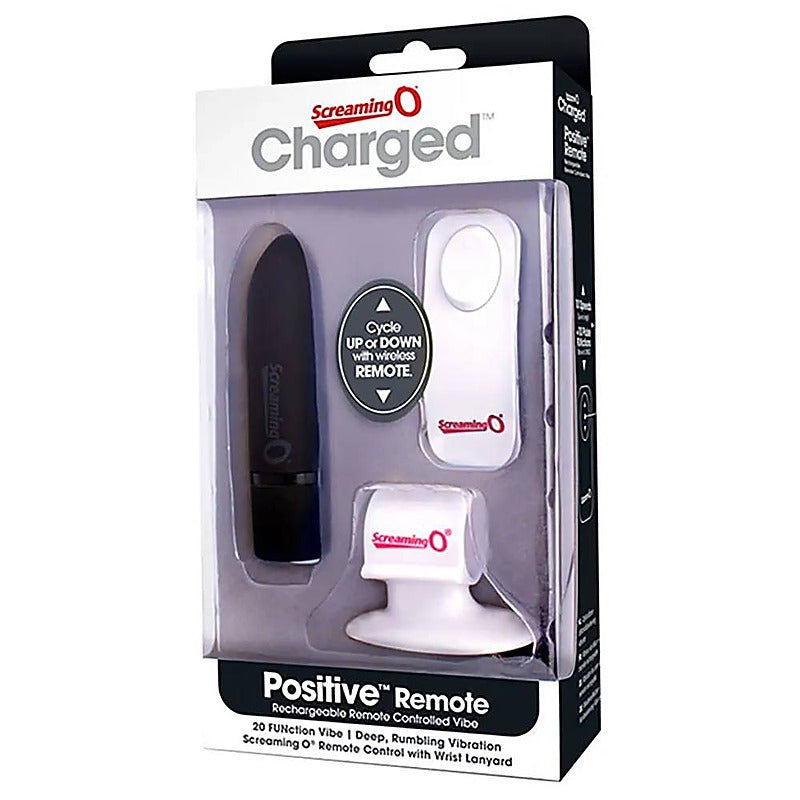 Charged Positive Remote Control Vibrator by Screaming O - Remote Control Vibrators