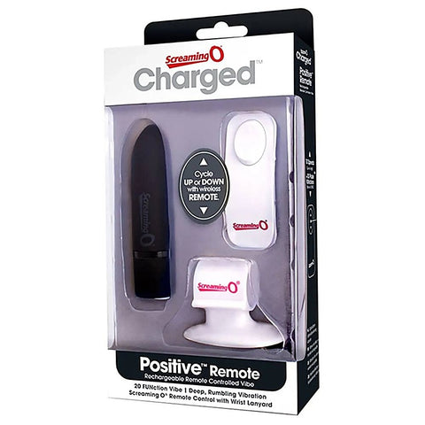 Charged Positive Remote Control Vibrator by Screaming O - Remote Control Vibrators
