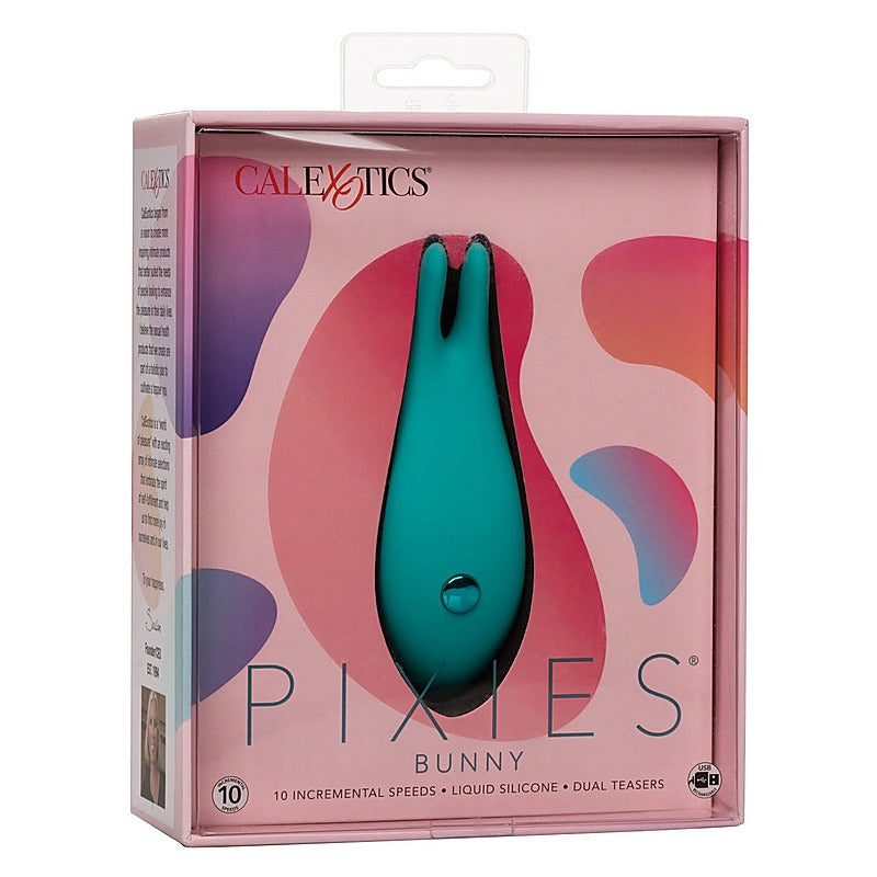 Pixies Bunny Dual Teasers Vibrator by California Exotics - Clit Ticklers and Pulsators