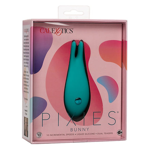 Pixies Bunny Dual Teasers Vibrator by California Exotics - Clit Ticklers and Pulsators