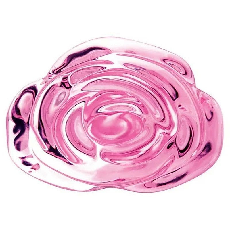 b-Vibe Pink Roses Glass Anal Plug Training Set - Butt Plugs