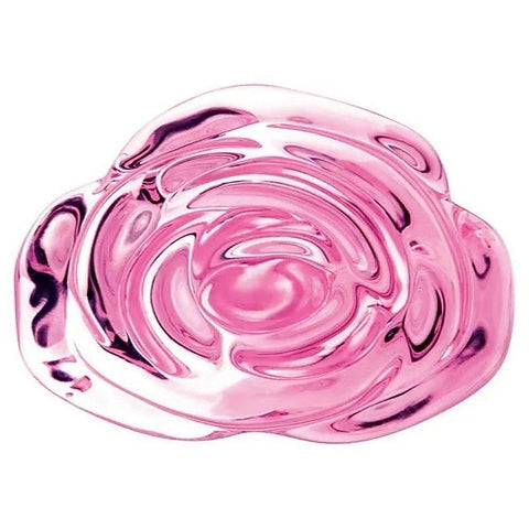 b-Vibe Pink Roses Glass Anal Plug Training Set - Butt Plugs