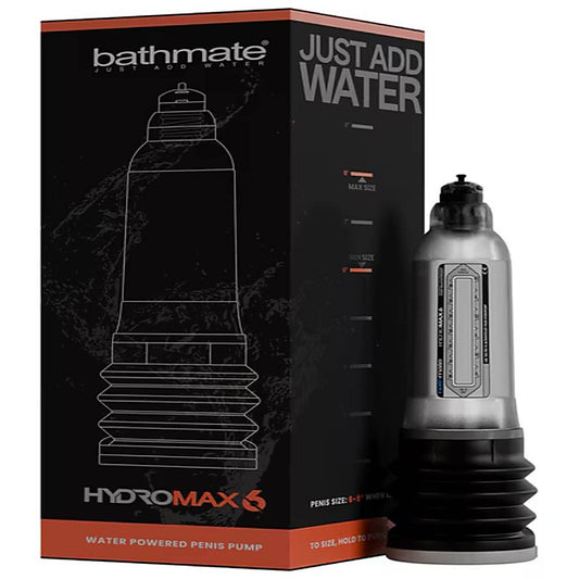Bathmate Hydromax6 Mens Penis Pump Clear - Penis Pumps And Stretchers