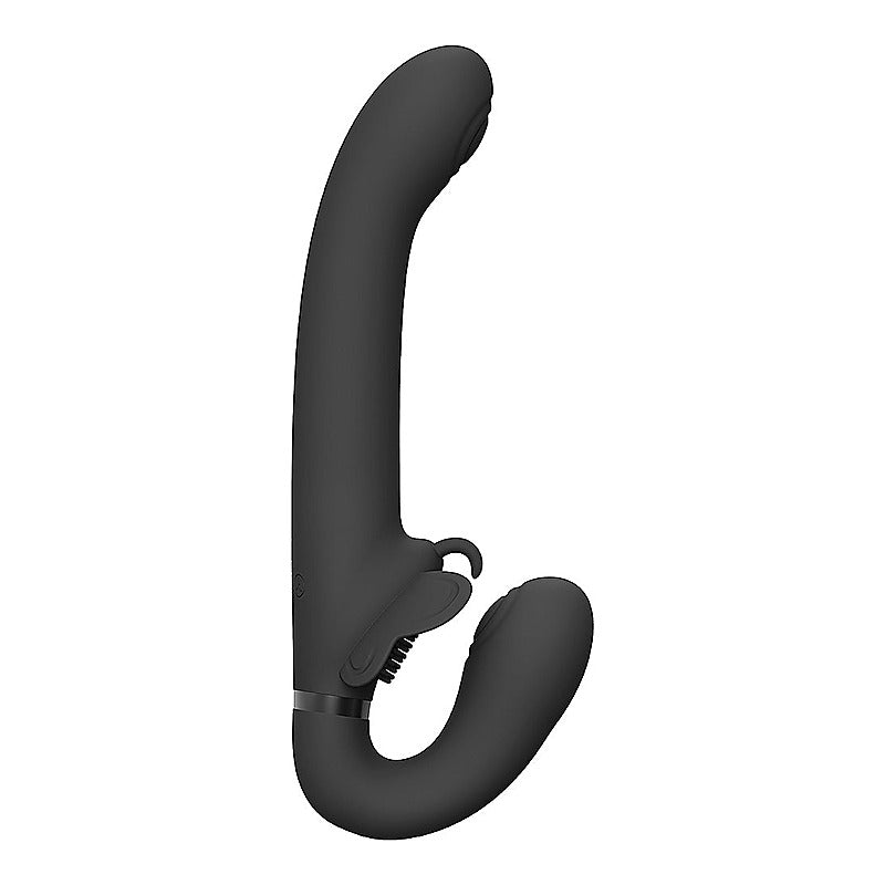 Vive Satu Vibrating Strapless Strap-On by Shots Toys - Strap On Sextoys
