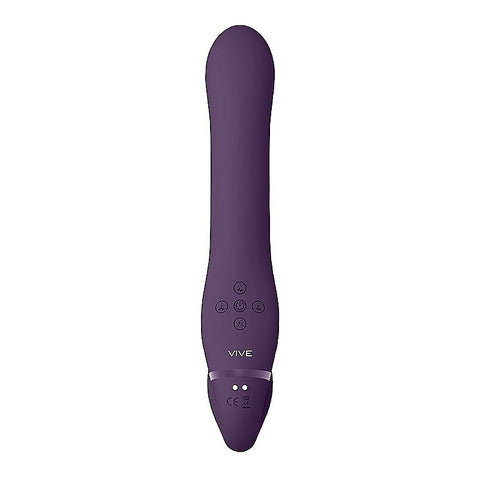 Vive Ai Dual Vibrating & Air Wave Tickler Strapless Strap On - Strap On Sextoys