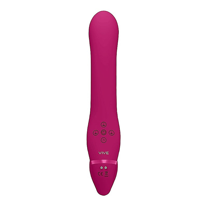 Vive Ai Dual Vibrating & Air Wave Tickler Strapless Strap On - Strap On Sextoys