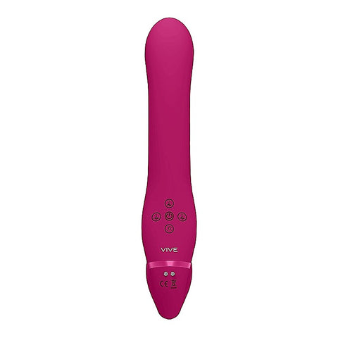 Vive Ai Dual Vibrating & Air Wave Tickler Strapless Strap On - Strap On Sextoys
