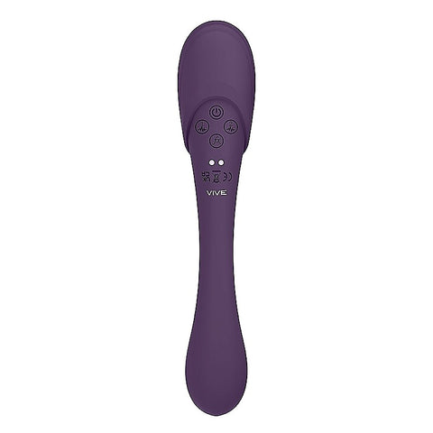 Vive Mirai Double Ended Pulse & Air Wave Bendable Vibrator - Clit Ticklers and Pulsators