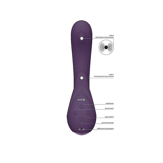 Vive Miki Pulse Wave Flickering G Spot Vibrator - G-Spot Vibrators