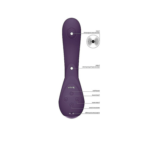 Vive Miki Pulse Wave Flickering G Spot Vibrator - G-Spot Vibrators