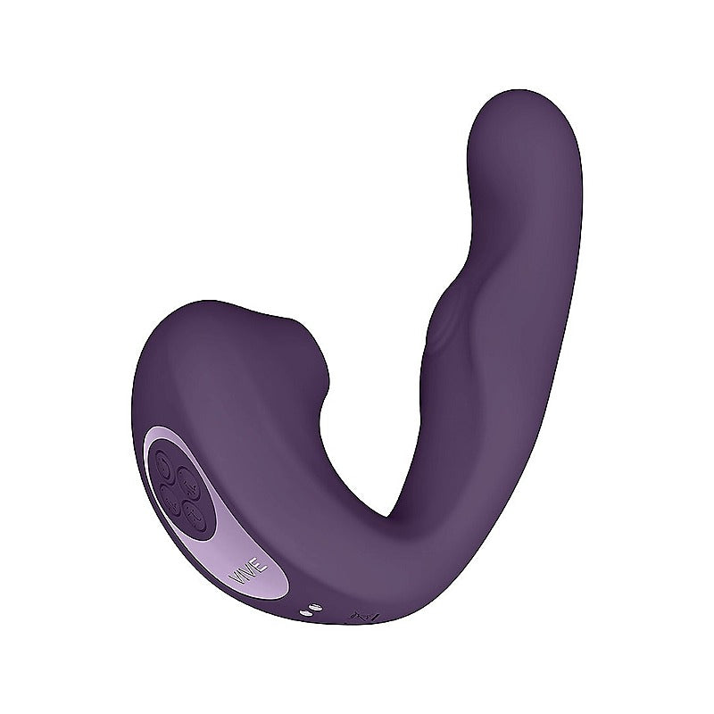 Vive Zaki Air and Pulse Wave G-Spot Vibrator by Shots Toys - G-Spot Vibrators