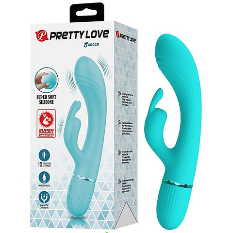 Pretty Love Scocco Dual Motor Rabbit Massager by Baile - Rabbit Vibrators