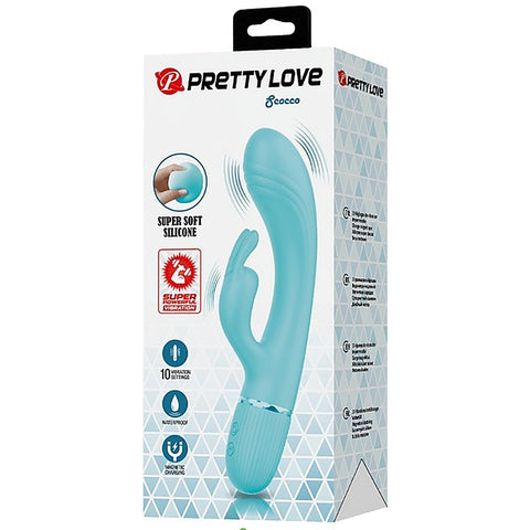 Pretty Love Scocco Dual Motor Rabbit Massager by Baile - Rabbit Vibrators