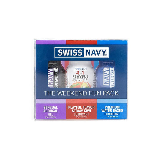 Swiss Navy Weekend Fun Pack Anal Silicone Lubricant - Silicone Based Lubes