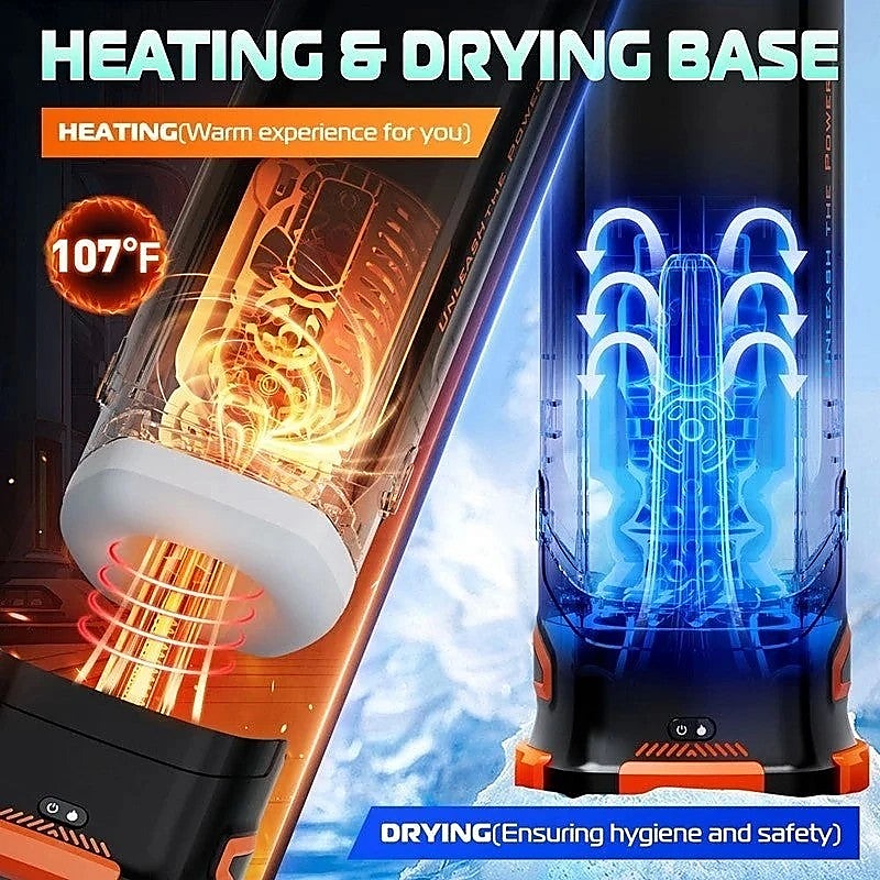 The Titan Thrusting & Vibrating Masturbator by Topco - Masturbators and Strokers
