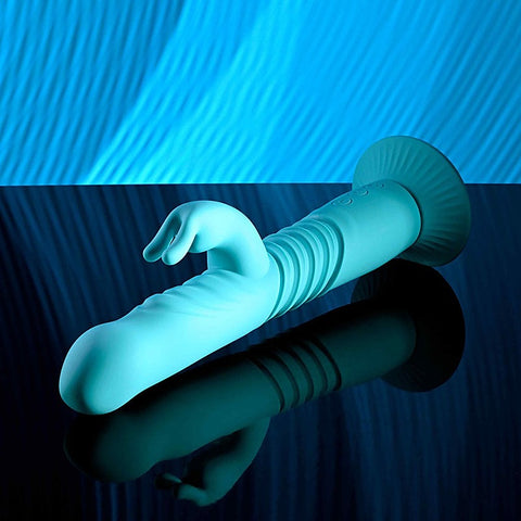 BUNNY HOP Thrusting Rabbit Vibrator by Evolved - Rabbit Vibrators