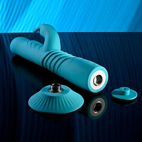 BUNNY HOP Thrusting Rabbit Vibrator by Evolved - Rabbit Vibrators