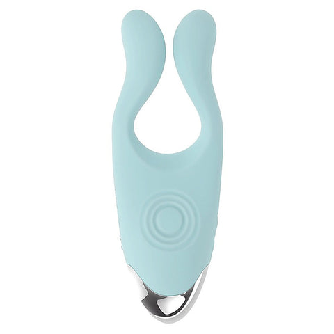 Evolved COUPLES THERAPY Rechargeable Couples Vibrator Teal - Sex Toys For Couples