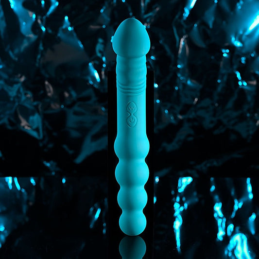 Evolved FLIP FLOP Dual Ended Vibrating Dildo Blue - Vibrating Dildos